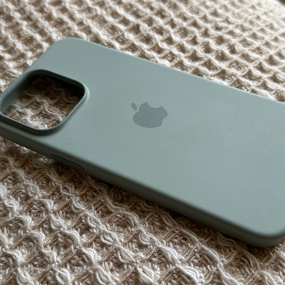 iPhone 14 Pro Max Apple Silicone Case - Succulent